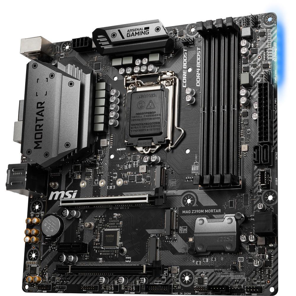 MSI MAG Z390M MORTAR LGA 1151 Micro-ATX Motherboard