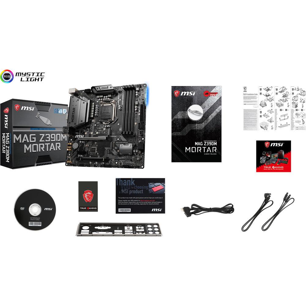 MSI MAG Z390M MORTAR LGA 1151 Micro-ATX Motherboard