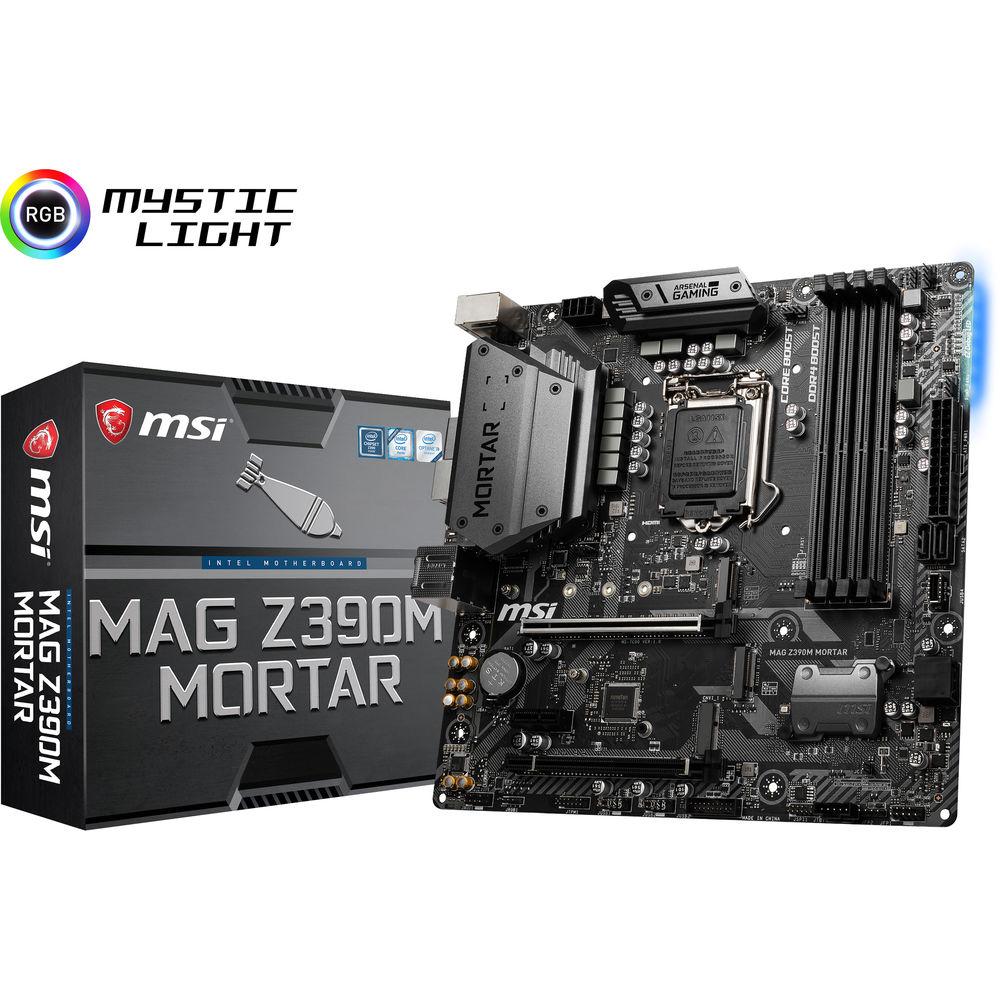 MSI MAG Z390M MORTAR LGA 1151 Micro-ATX Motherboard
