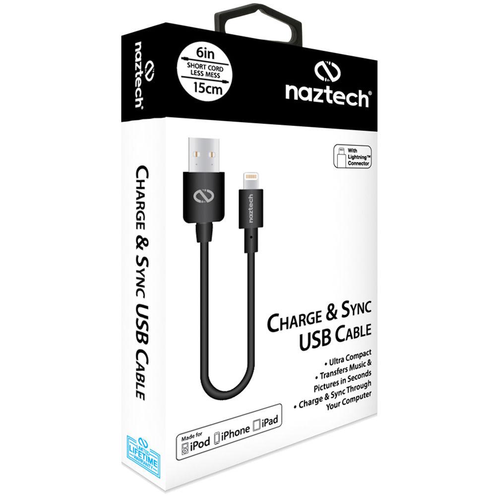 Naztech MFi Lightning Charge & Sync USB Cable