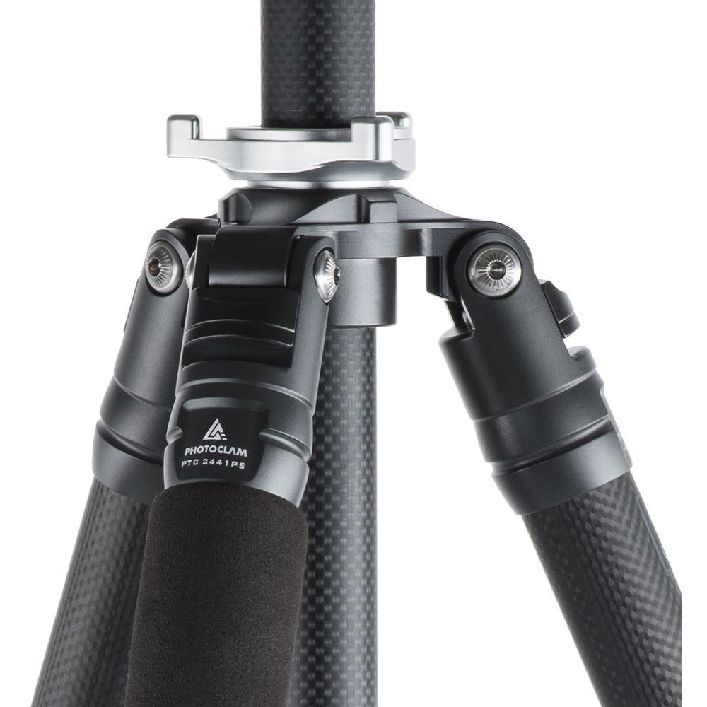 Photo Clam PTC 2441PS Professional High-Modulus Carbon Fiber Tripod