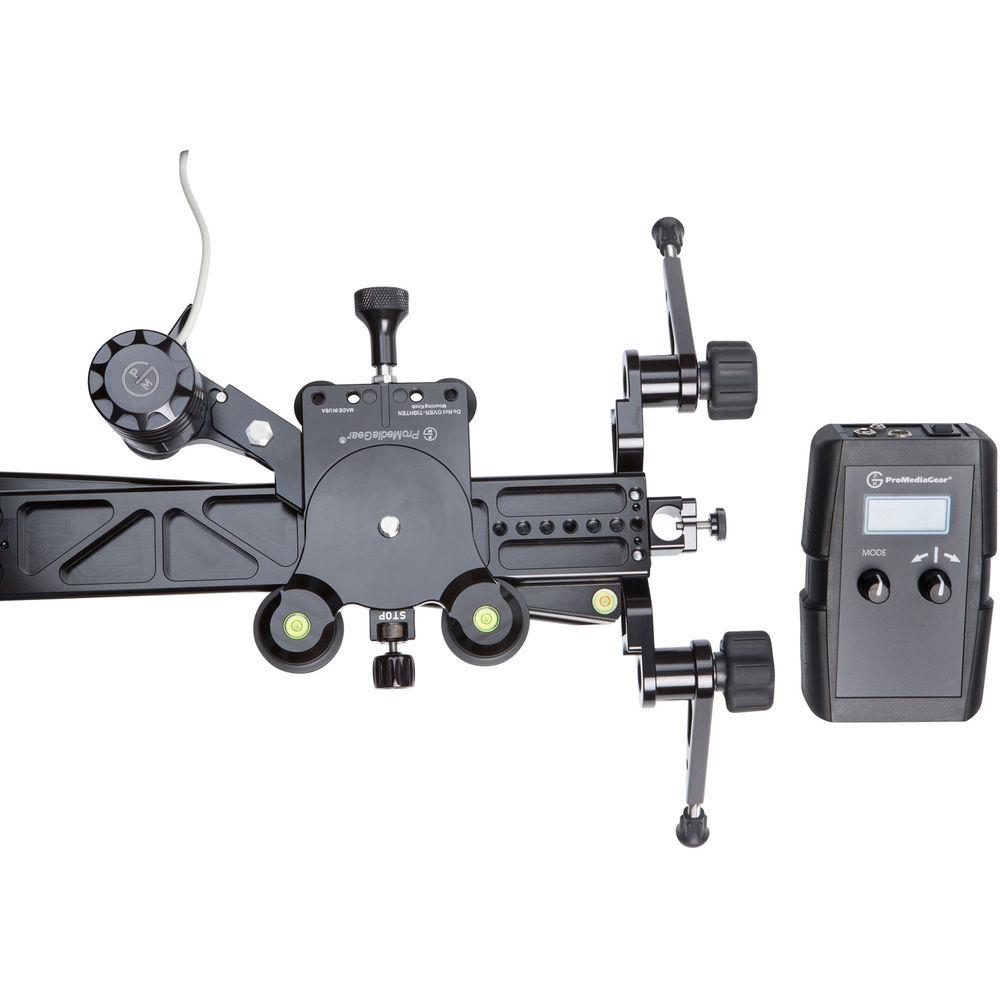 ProMediaGear Interview Video Slider with Straight & Curved Tracks & Motor