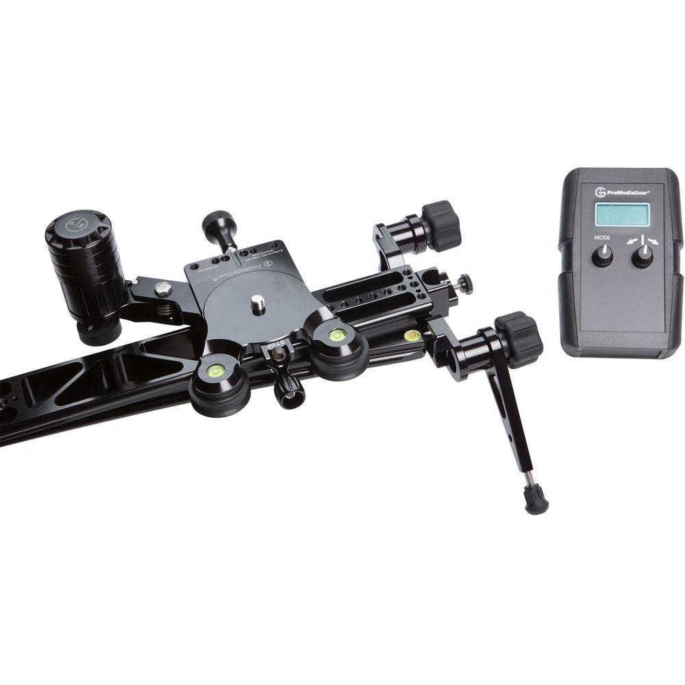 ProMediaGear Interview Video Slider with Straight & Curved Tracks & Motor