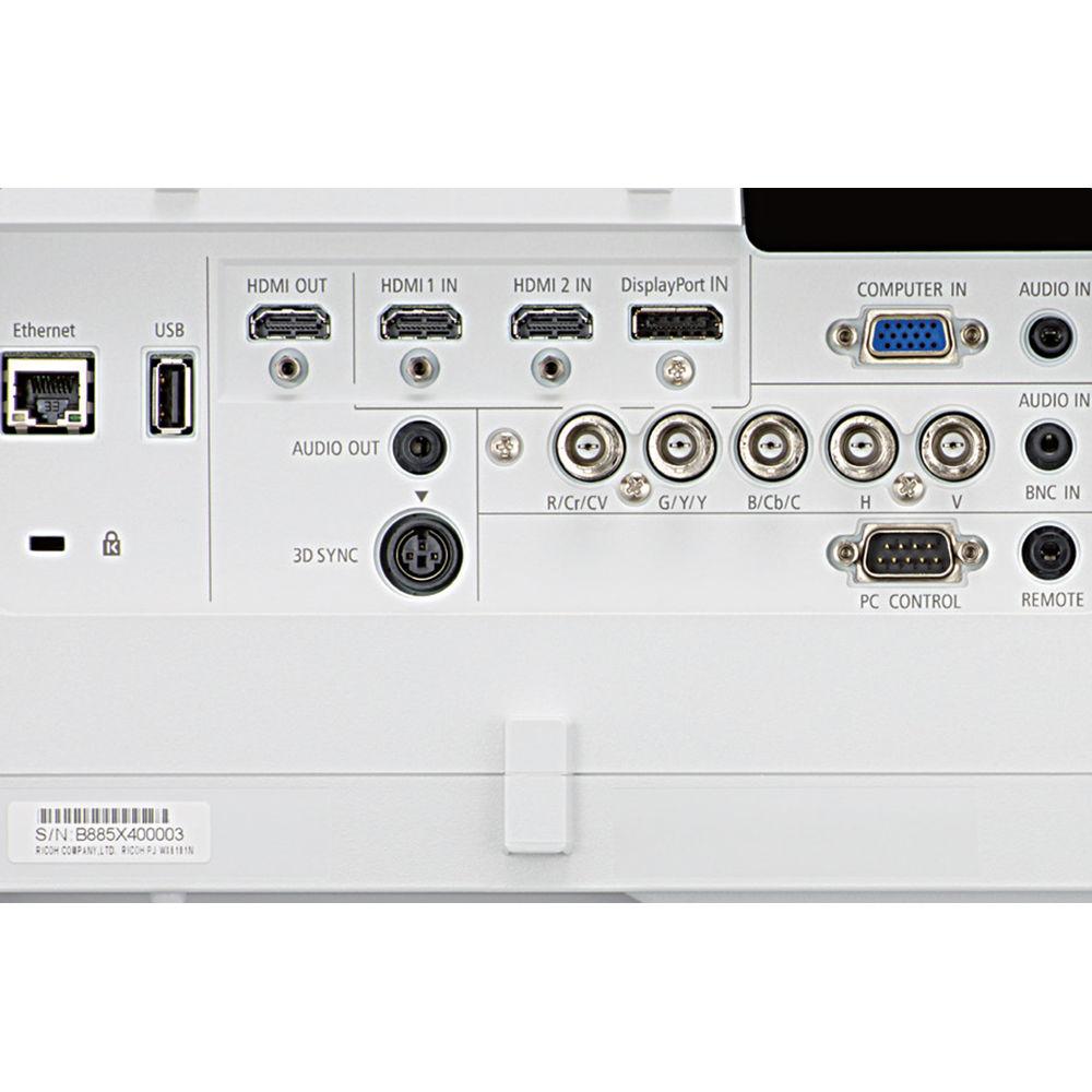 Ricoh PJ WX6181N 6700-Lumen WXGA DLP Projector