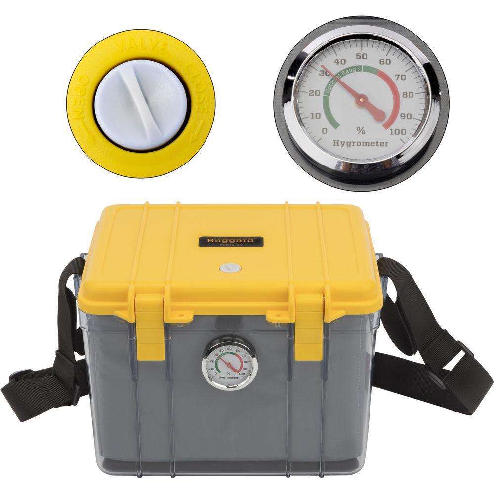 Ruggard Portable Dry Case with Dehumidifier & Fabric Insert 