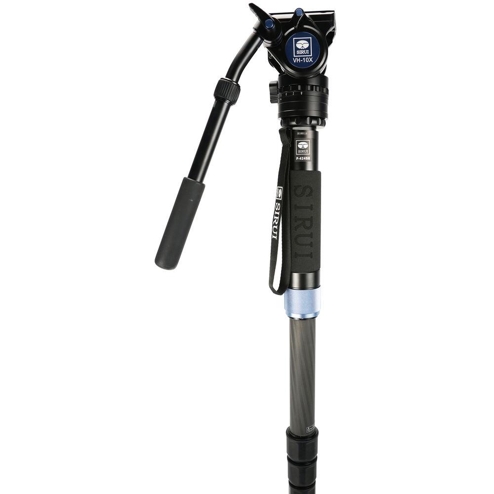 Sirui P-424SR Photo Video Monopod with VH-10X Head