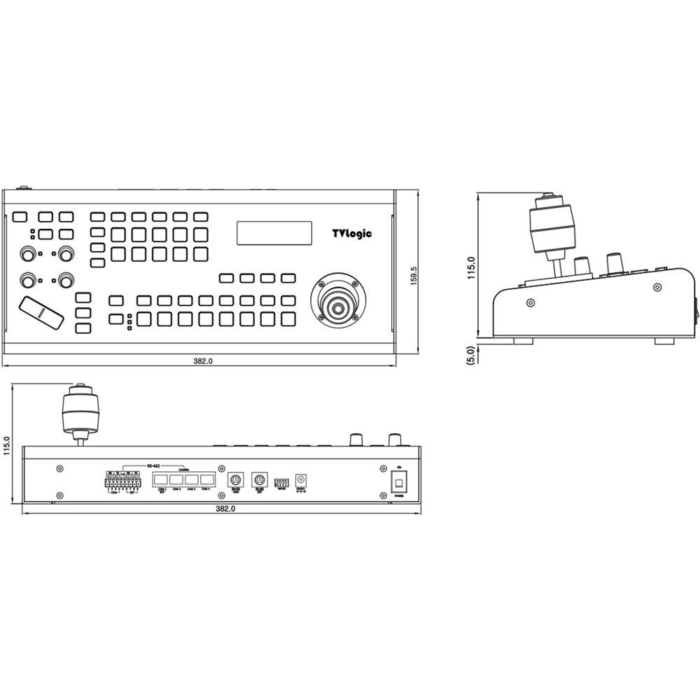 TVLogic 14-Channel PTZ Controller for Select Sony Cameras