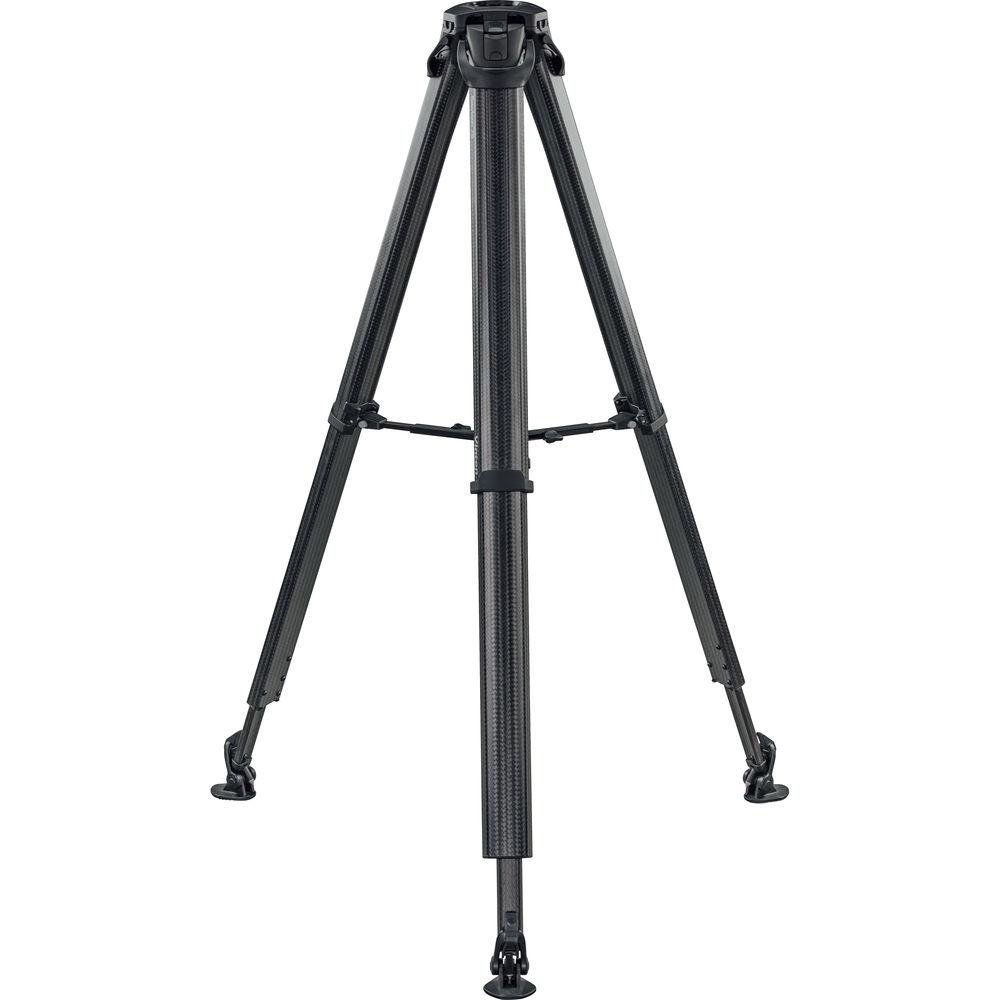 Vinten System Vision blue3 Head with Flowtech 75 Carbon Fiber Tripod, Mid-Level Spreader, and Rubber Feet