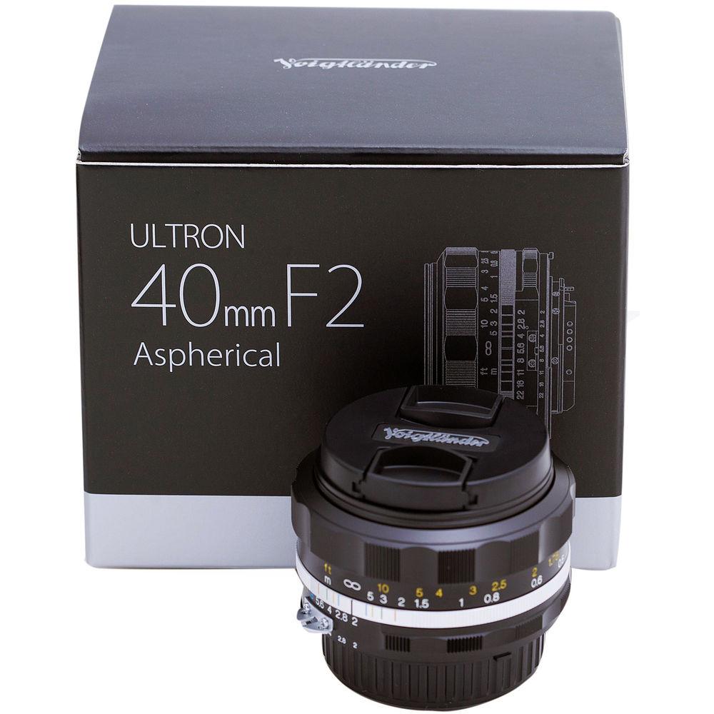 Voigtlander Ultron 40mm f 2 SL IIS Aspherical Lens for Nikon F