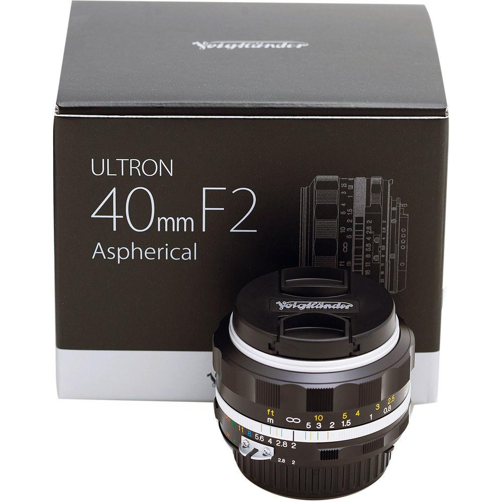 Voigtlander Ultron 40mm f 2 SL IIS Aspherical Lens for Nikon F