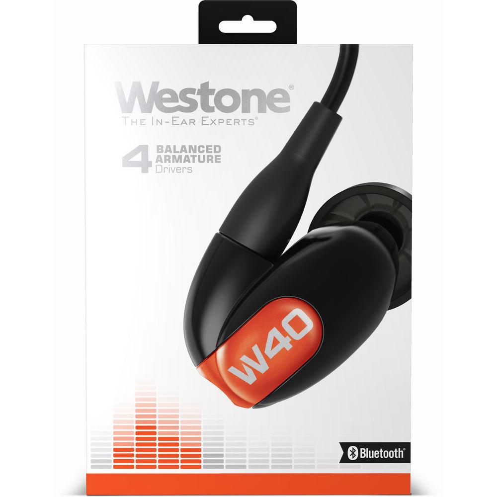 Westone W40 Gen 2 Four-Driver True-Fit Earphones with MMCX Audio and Bluetooth Cables