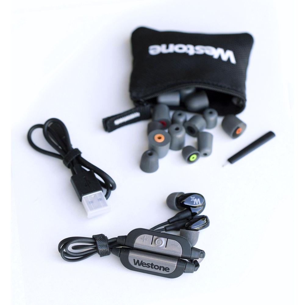 Westone Wx Single Driver True-Fit Earphones with Removable Wireless Bluetooth Cable