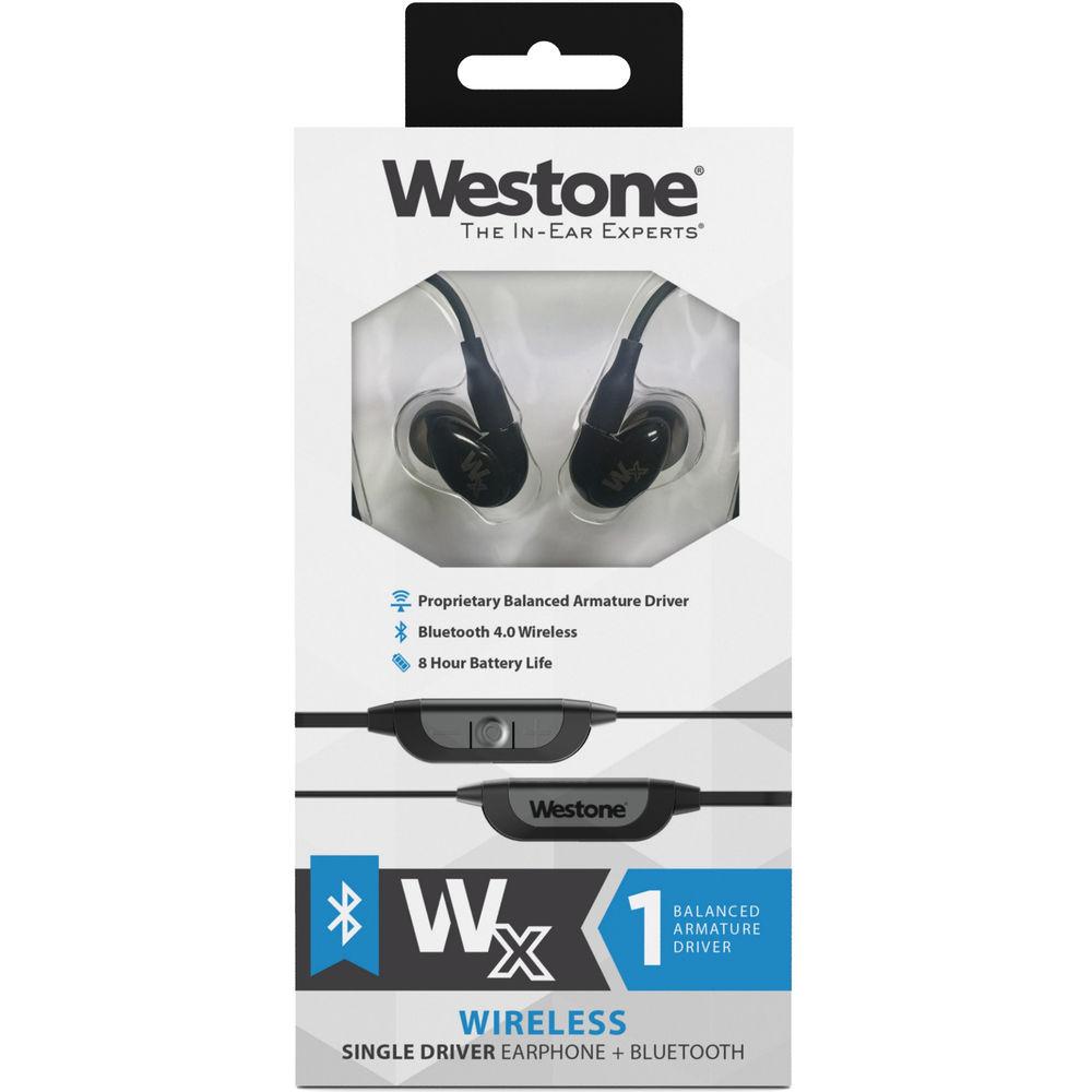 Westone Wx Single Driver True-Fit Earphones with Removable Wireless Bluetooth Cable