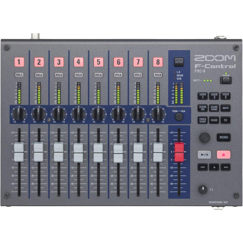 Zoom F-Control for F8n, F8, and F4 Multitrack Field Recorders