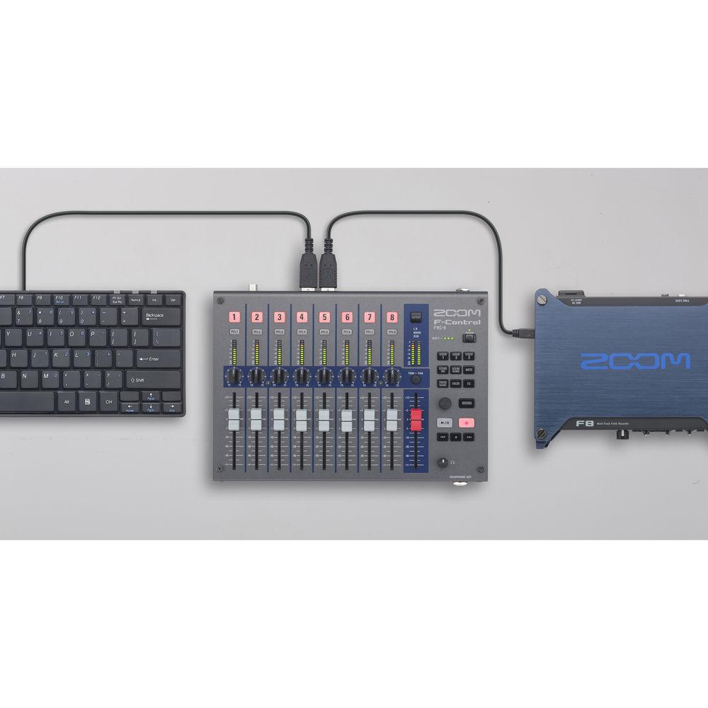 Zoom F-Control for F8n, F8, and F4 Multitrack Field Recorders