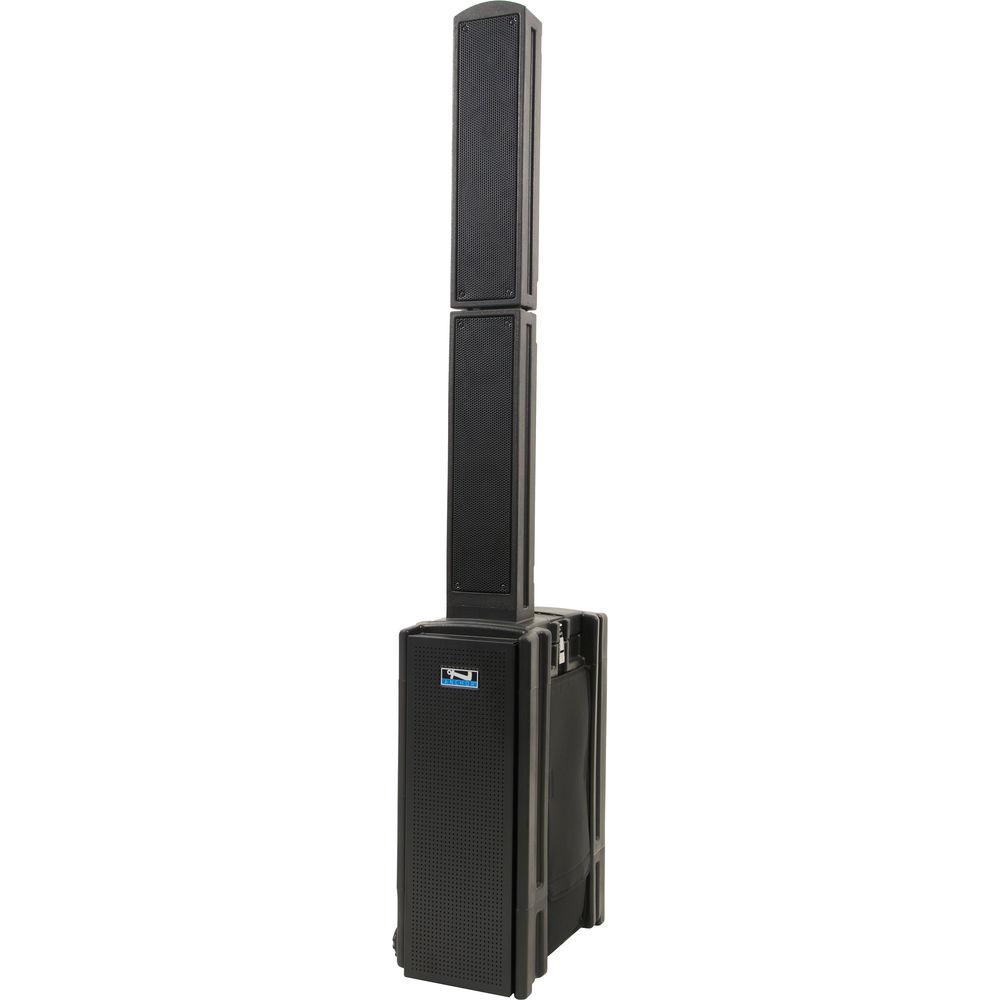 Anchor Audio BEA-DUAL-HH Beacon 2 Dual Package Portable Line Array Sound System with Bluetooth, AIR Transmitter, and Wireless Handheld Microphone Transmitter