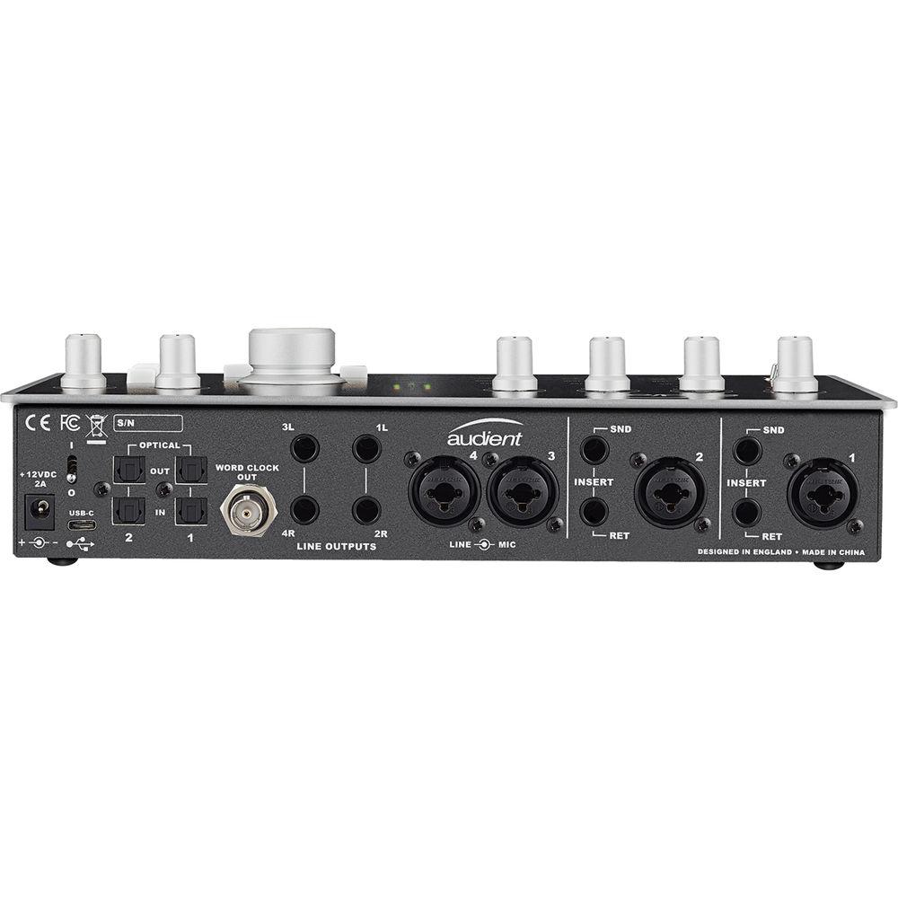 Audient iD44 - 20-Input 24-Output High-Performance AD DA Interface & Monitoring System