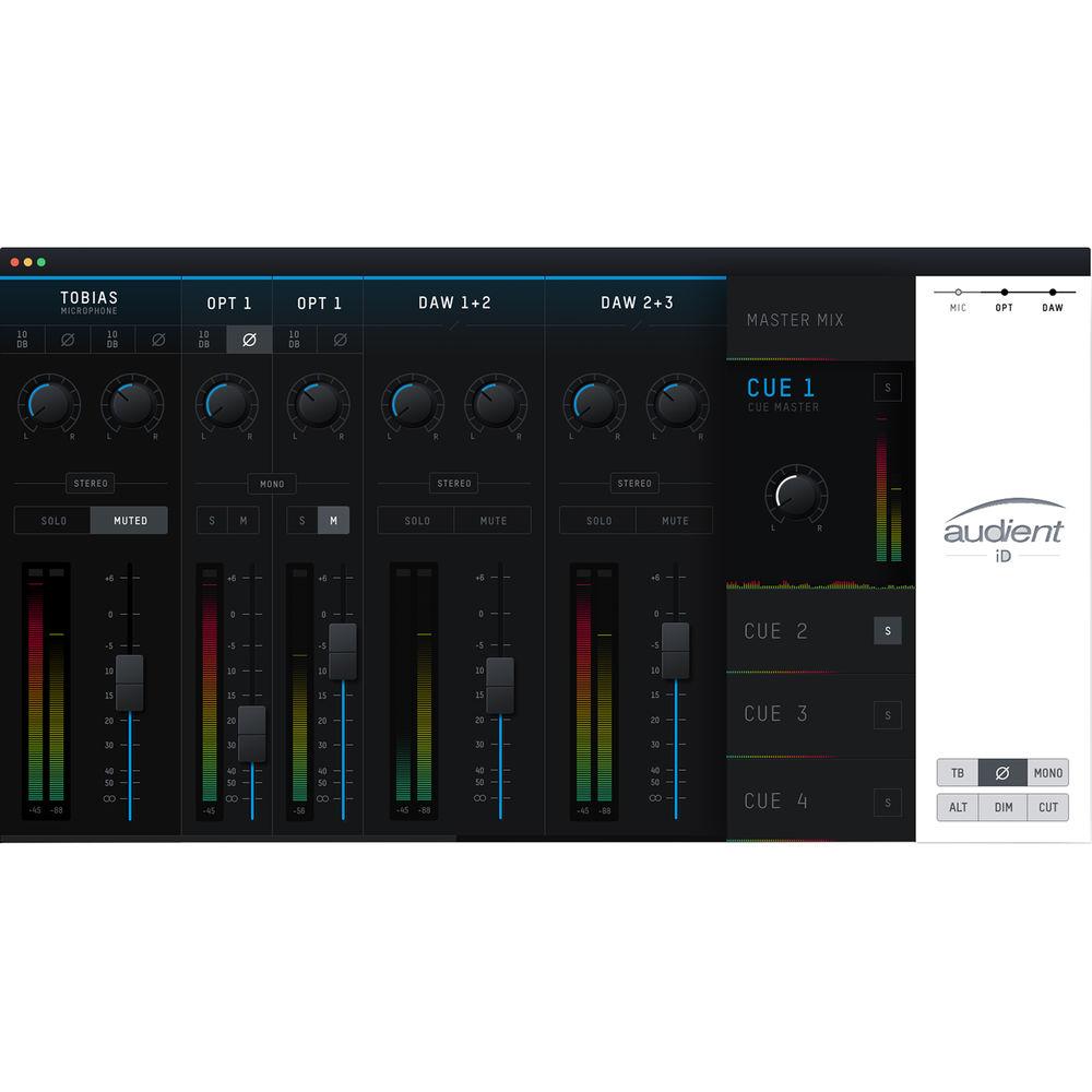 Audient iD44 - 20-Input 24-Output High-Performance AD DA Interface & Monitoring System, Audient, iD44, 20-Input, 24-Output, High-Performance, AD, DA, Interface, &, Monitoring, System