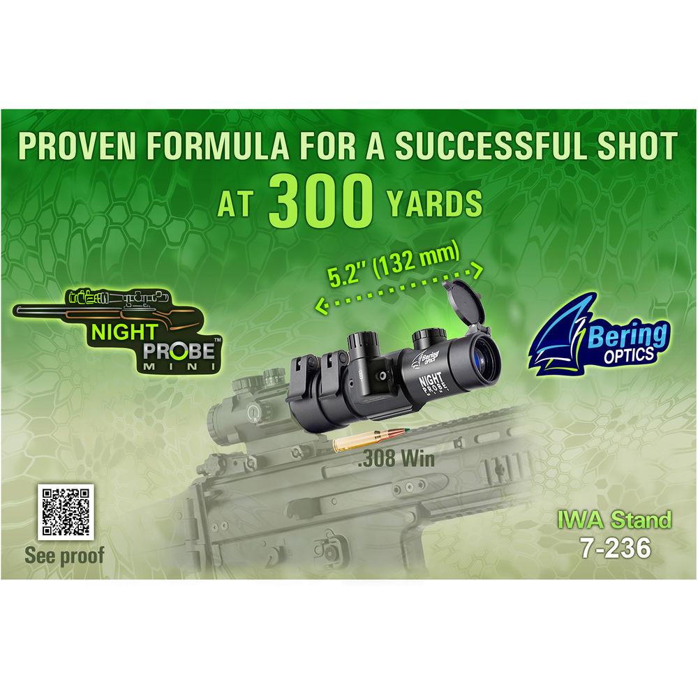 Bering Optics Night Probe Mini 2nd Gen Clip-On and Supra Reflex Sight Kit