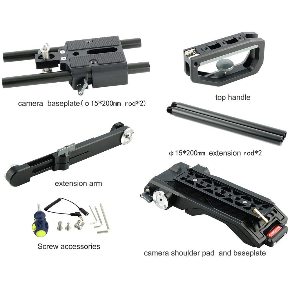 CAME-TV Shoulder Rig for Canon EOS C200 Cinema Camera
