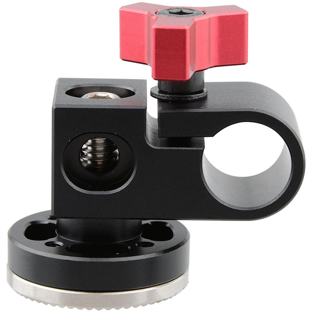 CAMVATE 15mm Single Rod Clamp with ARRI Rosette Mount for Handle Shoulder Rig