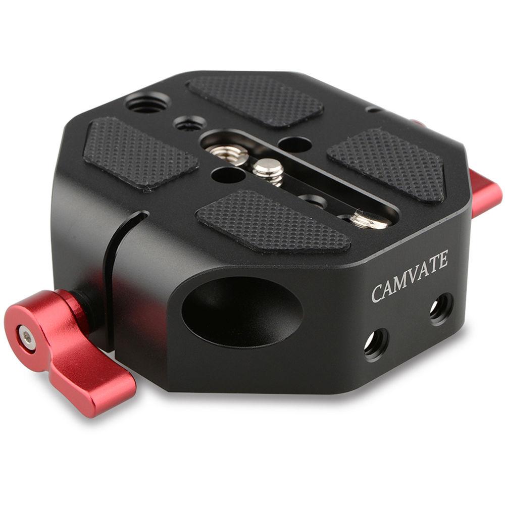 CAMVATE Baseplate with 7.9" 15mm Rods for Select Canon Sony Cameras