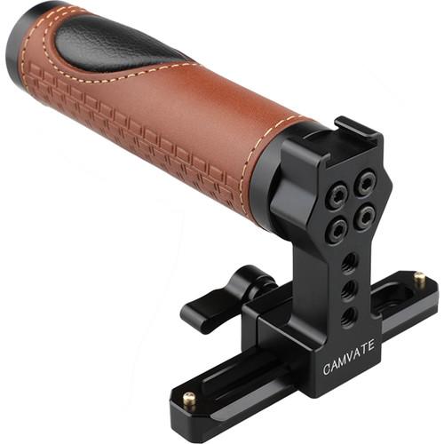 CAMVATE Nato Top Handle with 100mm Safety Rail for DSLR Camera Cage Camcorder Rig