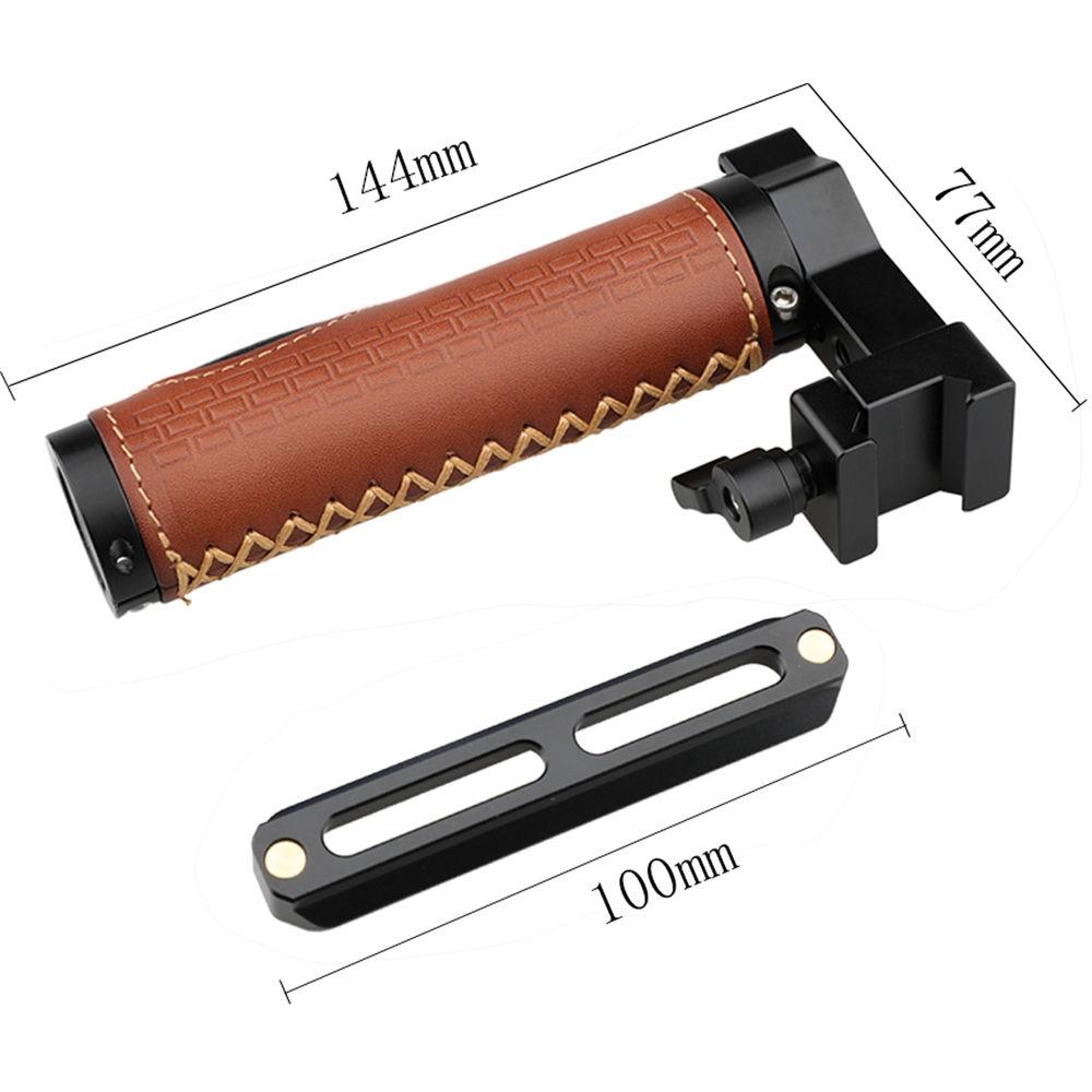 CAMVATE Nato Top Handle with 100mm Safety Rail for DSLR Camera Cage Camcorder Rig