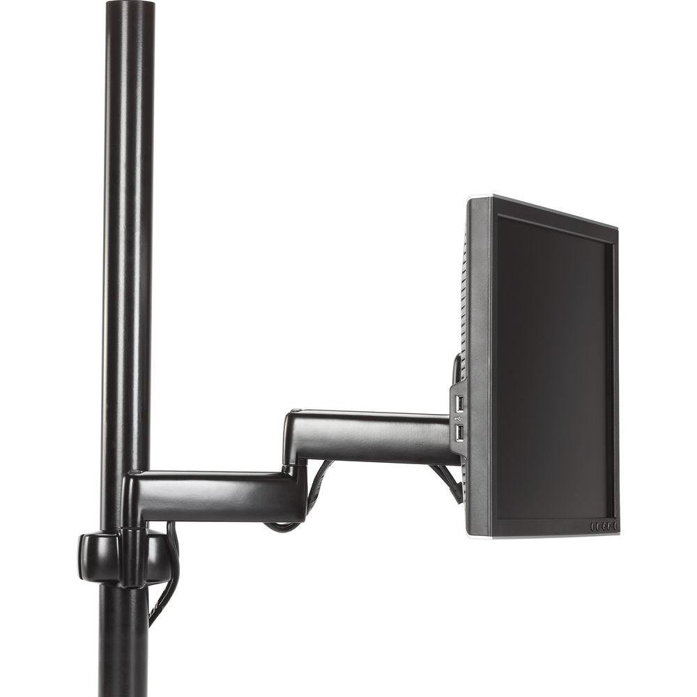 Chief Dual Arm Articulating Pole Mount