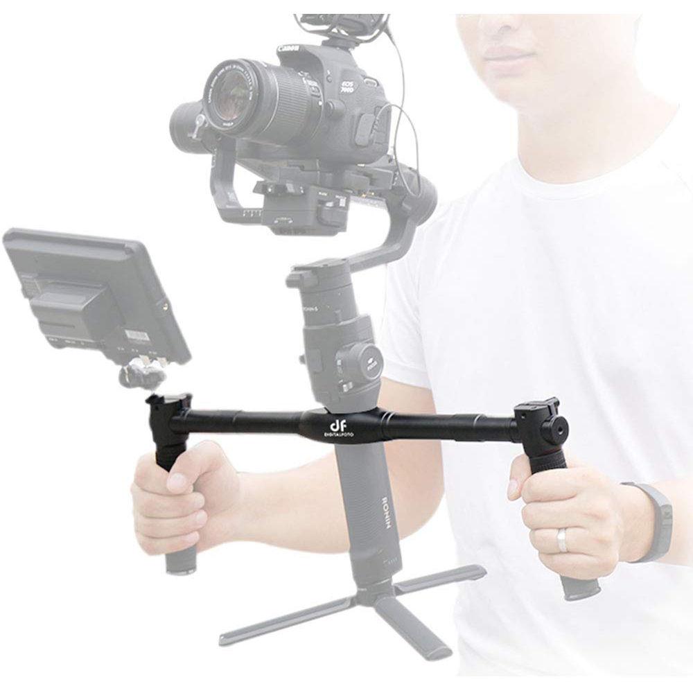 DigitalFoto Solution Limited Handlebar with Dual Grips for DJI Ronin-S and Moza Air 2 Gimbals