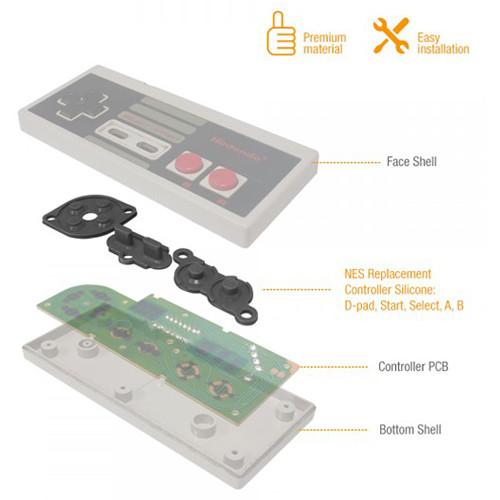 HYPERKIN RepairBox Replacement Controller Silicone for Nintendo NES Controller