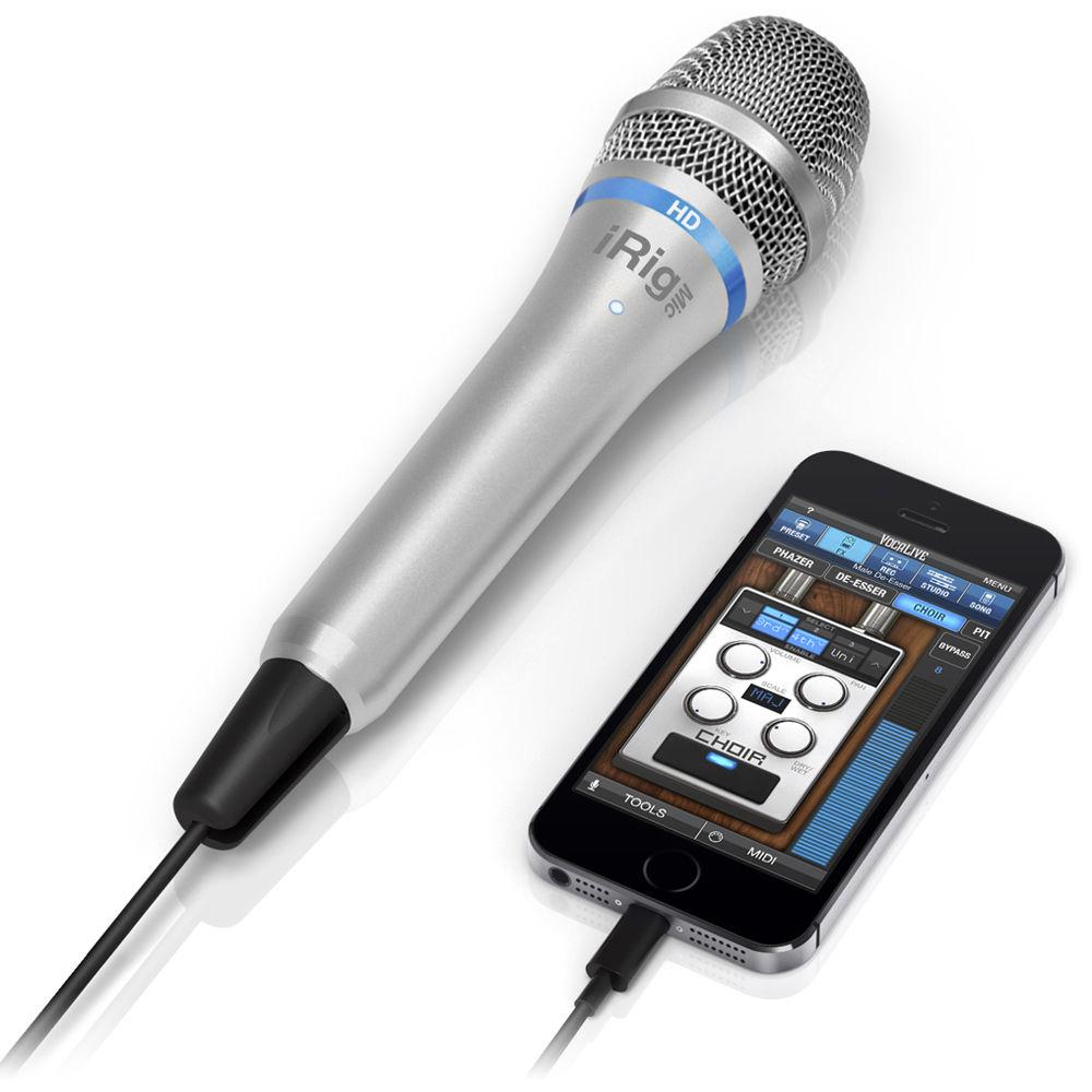 IK Multimedia iRig Mic HD Digital Condenser Microphone for iOS Mac Windows