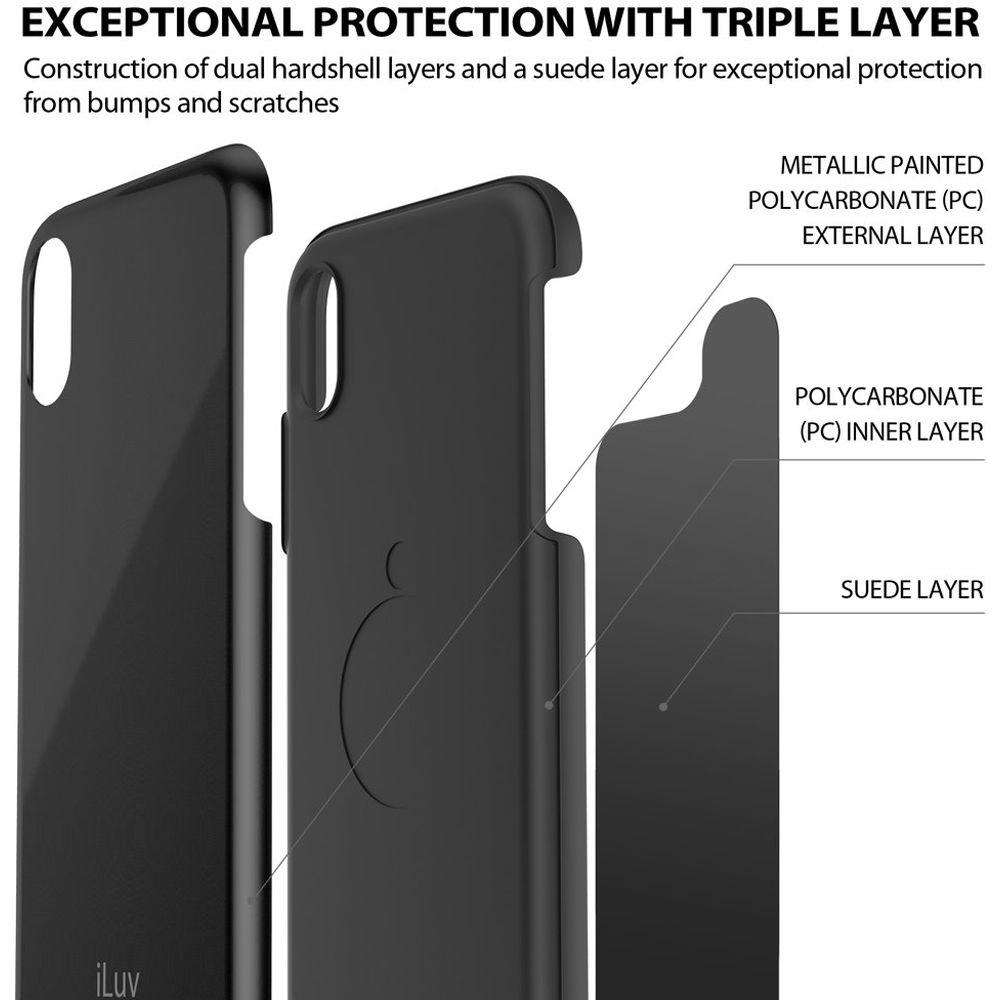 iLuv Metal Forge Case for iPhone X Xs