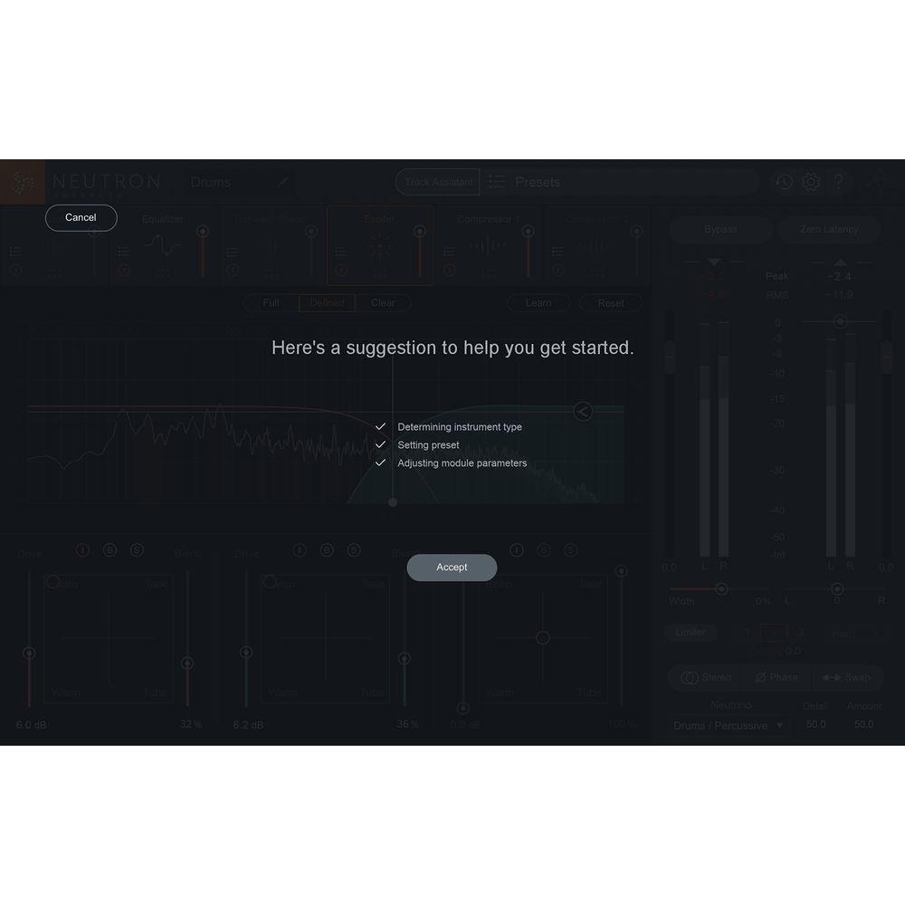 iZotope Neutron 2 Mixing Software with Track Assistant