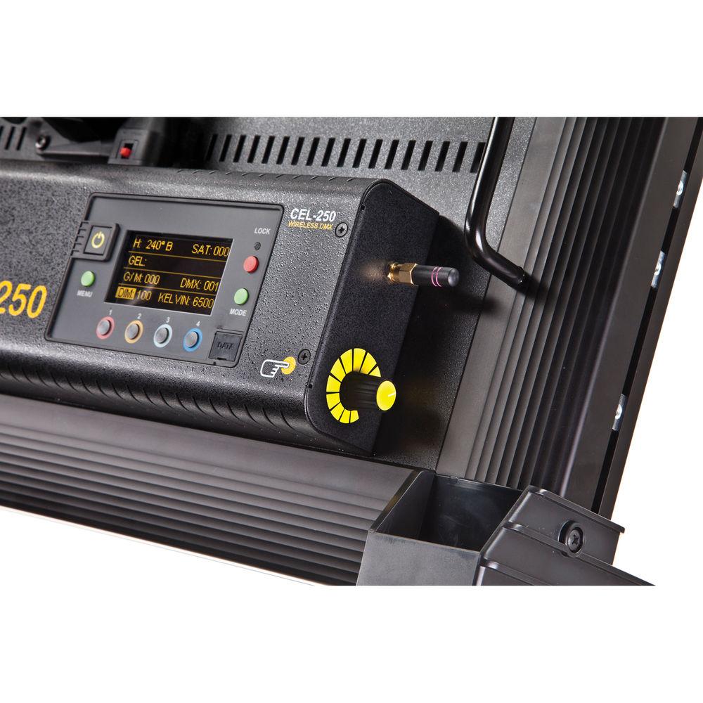 Kino Flo Celeb 250 DMX LED Fixture with Pole-Operated Mount