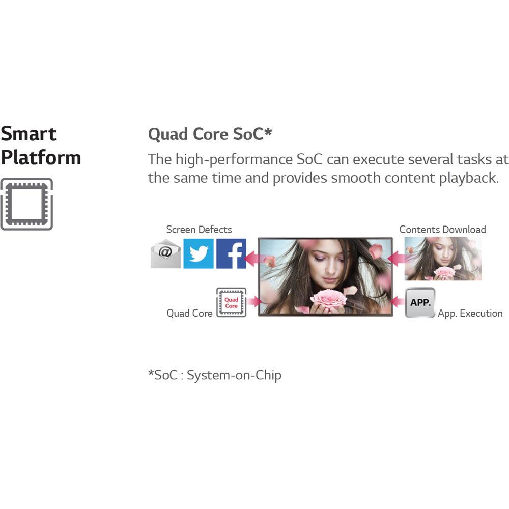 LG UH5C Series 65"-Class 4K UHD Commercial Smart IPS LED Display