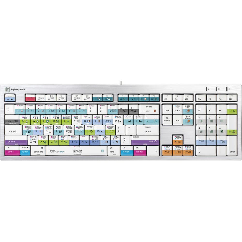 LogicKeyboard Autodesk Maya Alba Shortcut Keyboard for Mac