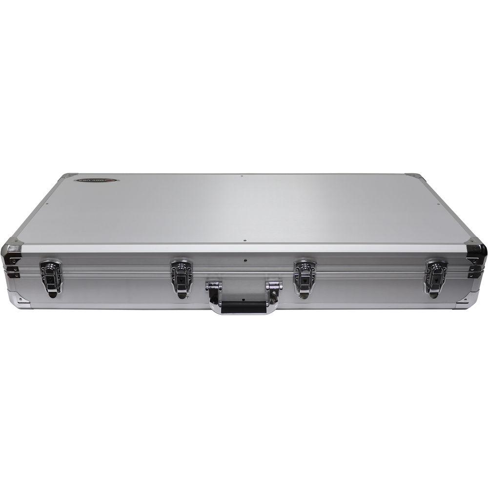 Odyssey Innovative Designs Krom Series DJ Coffin for 2 x Numark PT01 Scratch Turntables 10" DJ Mixer