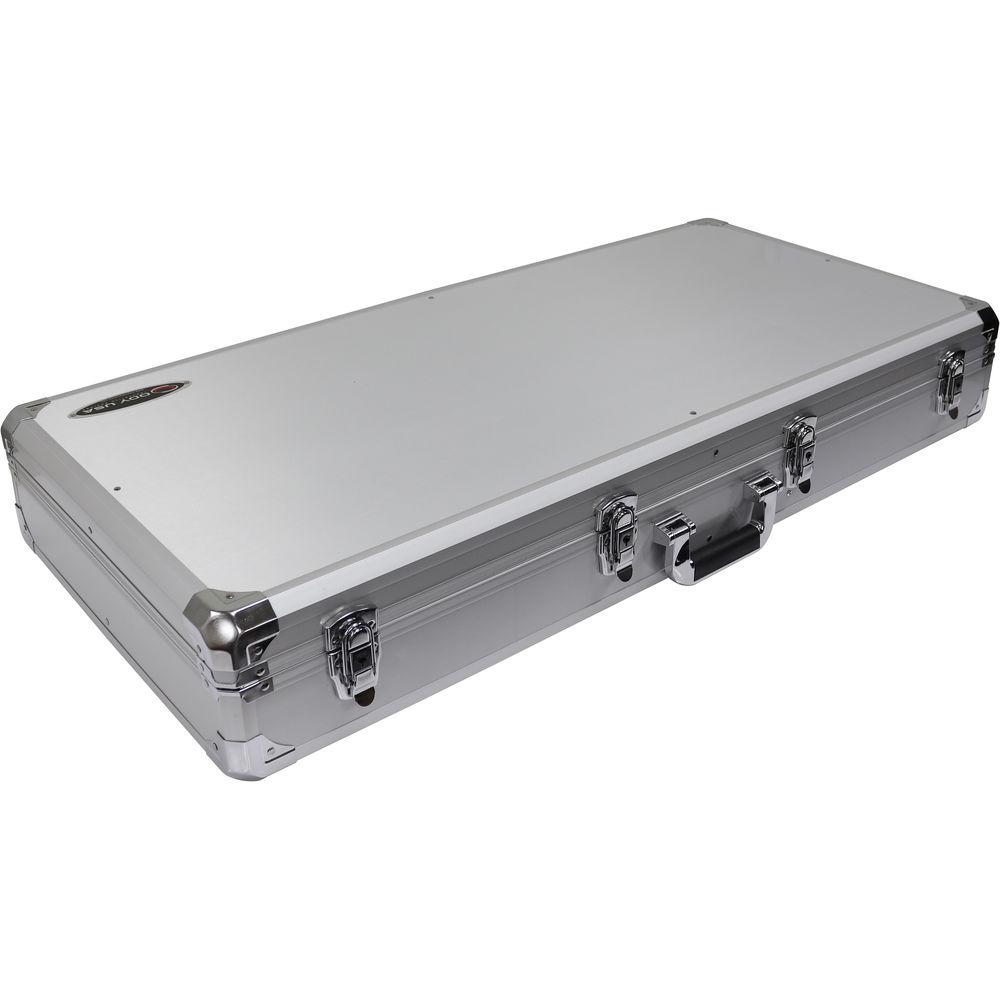 Odyssey Innovative Designs Krom Series DJ Coffin for 2 x Numark PT01 Scratch Turntables 10" DJ Mixer