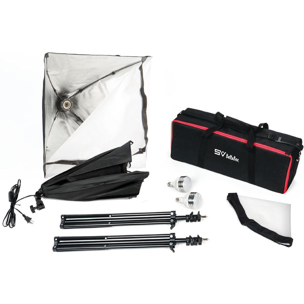Smith-Victor BellaBox 1000 2-Light Softbox LED Kit