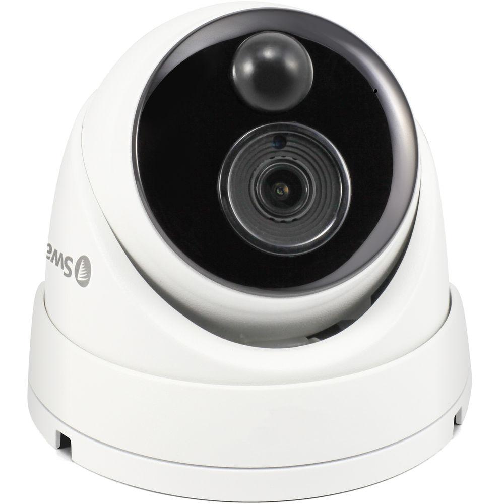 Swann SWNHD-866MSD-US 5MP Outdoor Network Dome Camera with Night Vision & Audio