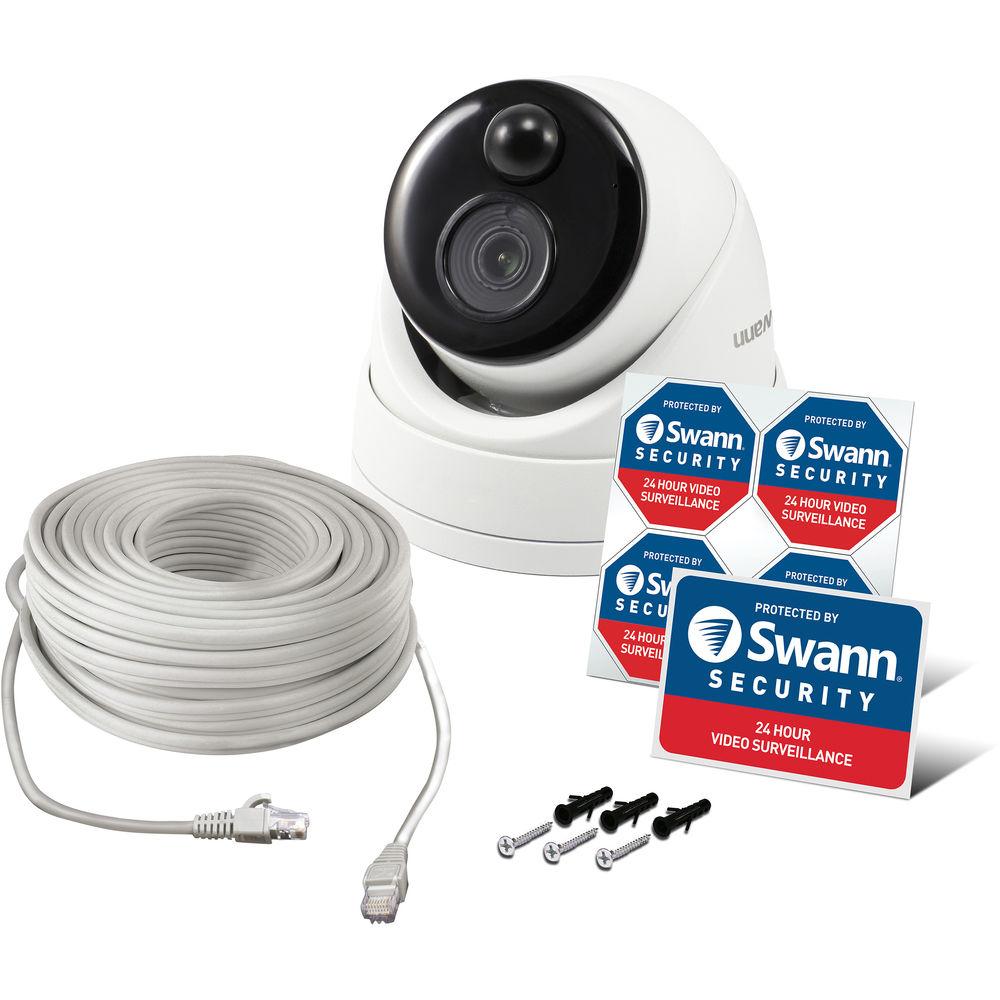 Swann SWNHD-866MSD-US 5MP Outdoor Network Dome Camera with Night Vision & Audio