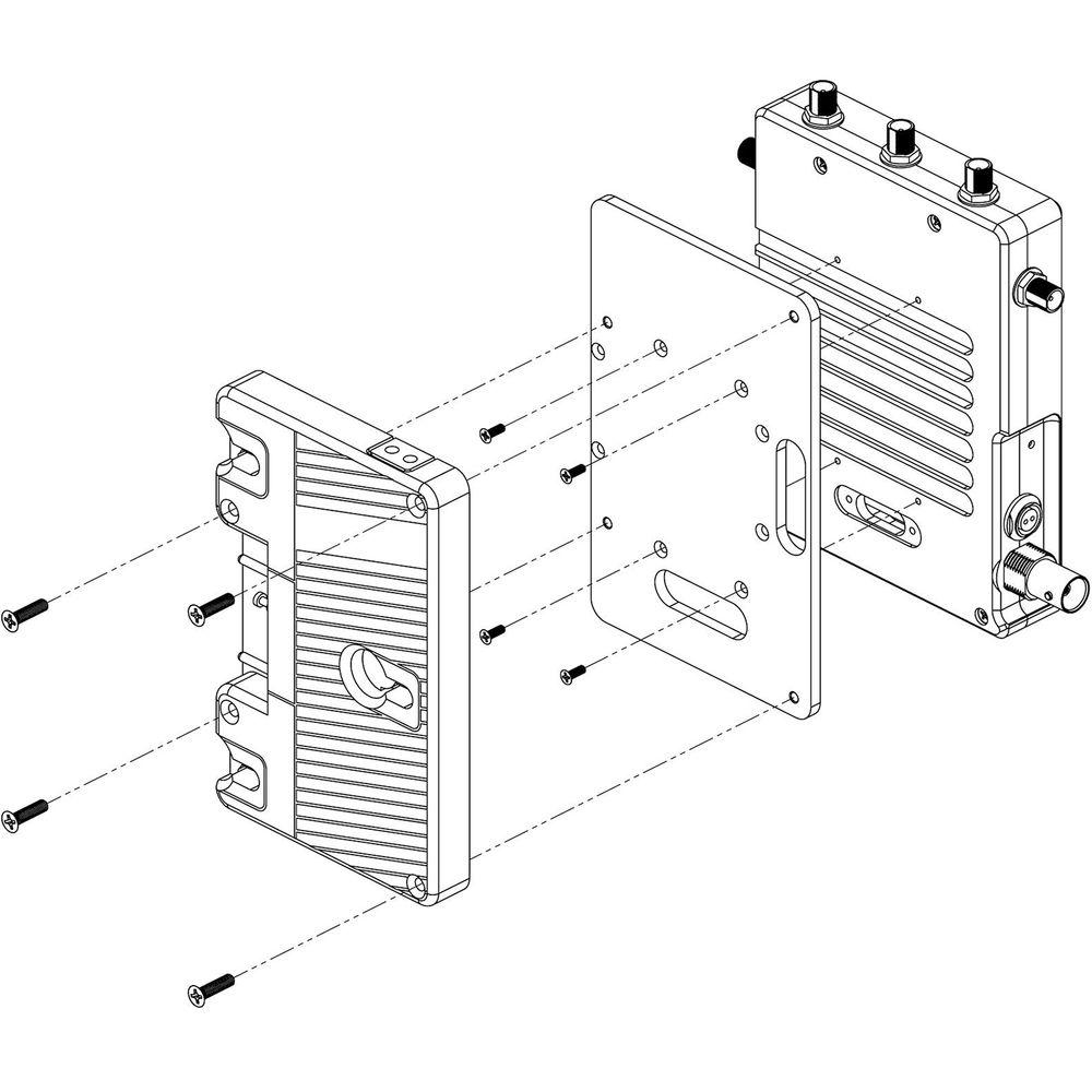 Teradek Bolt Xt Lt Single Ab Mount Batt Plate 14.4V