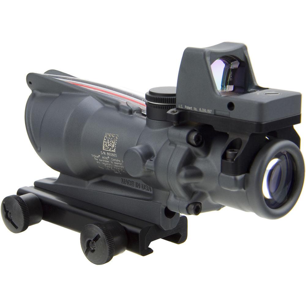 Trijicon 4x32 ACOG Dual Illuminated Riflescope and 3.25 MOA Red Dot Type 2 RMR Sight Kit