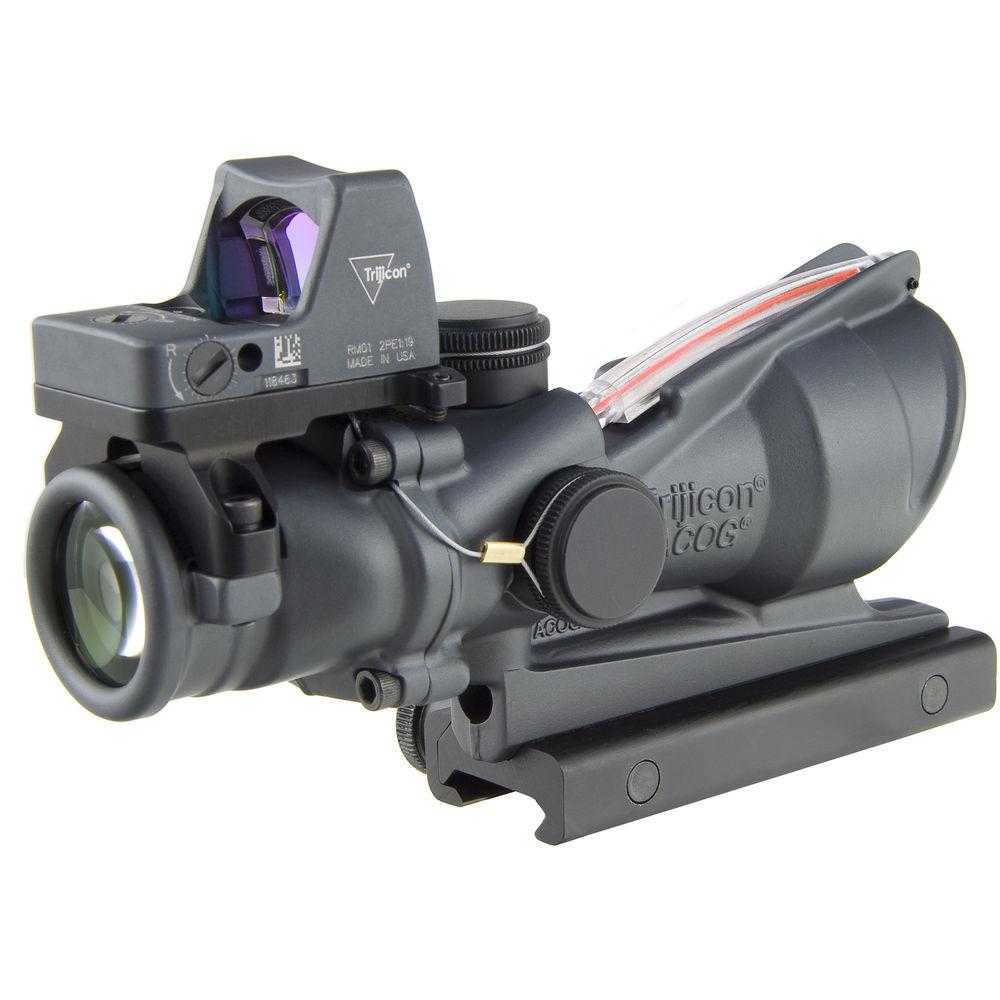 Trijicon 4x32 ACOG Dual Illuminated Riflescope and 3.25 MOA Red Dot Type 2 RMR Sight Kit