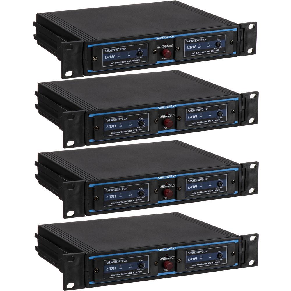 VocoPro UDH-CHOIR-8 Handheld Wireless Microphone Package with Carry Bag Kit