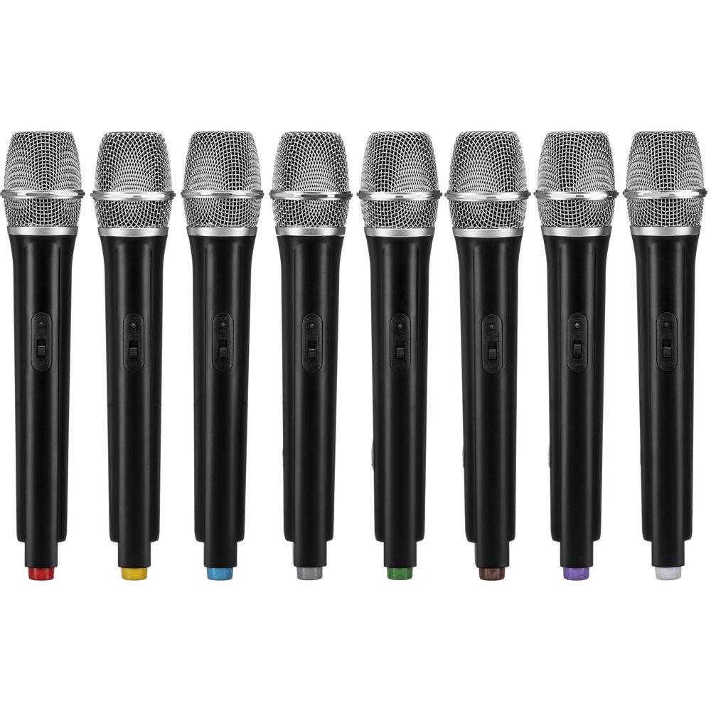 VocoPro UDH-CHOIR-8 Handheld Wireless Microphone Package with Carry Bag Kit