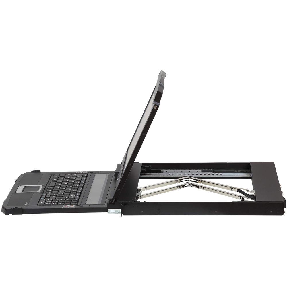 ATEN 18.5" Ultra Short Depth Dual Rail WideScreen FHD LCD Console