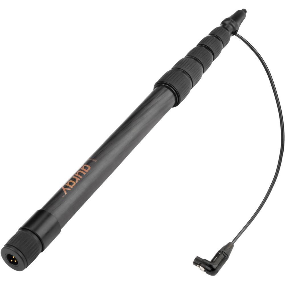 Auray CFP-68B Carbon Fiber Telescoping Boom Pole with Internal Cable & Bottom XLR Base