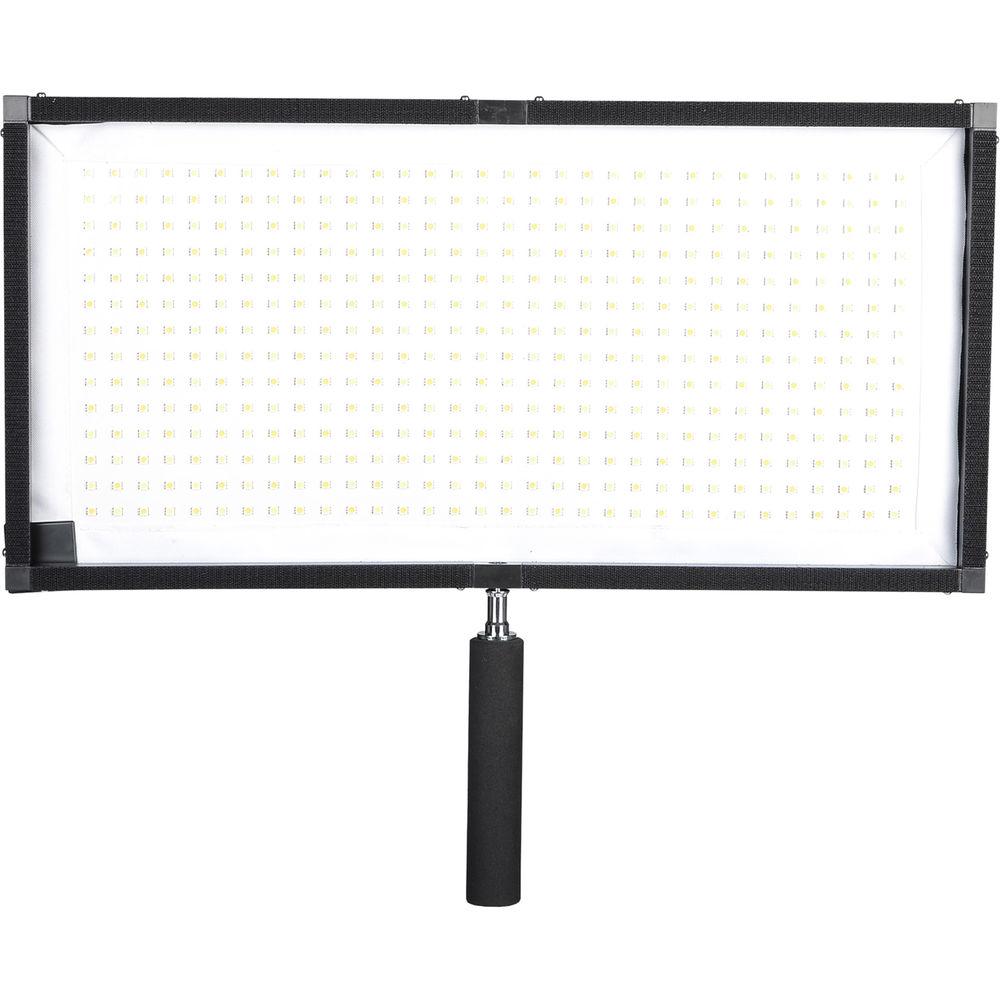 Bescor FM448 Flexible Bi-Color LED Light Mat with Swivel Ball Mount and Battery